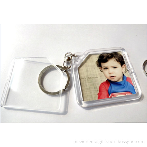 Acrylic Keychain/Acrylic Keyring/Blank Acrylic Keychain for Promotional Gift